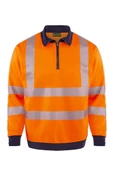 OLYMPUS CONTRAST SAFETY FULL ZIP HOODED SWEATSHIRT thumbnail 1