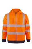 OLYMPUS CONTRAST SAFETY FULL ZIP HOODED SWEATSHIRT thumbnail 2
