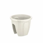 Omnipazar SY-5712 Opal Yuvarlak Balkon Küpeşte Saksı 7.5 Litre thumbnail 9