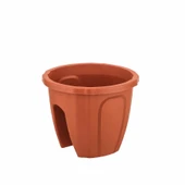 Omnipazar SY-5712 Opal Yuvarlak Balkon Küpeşte Saksı 7.5 Litre thumbnail 5