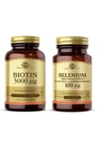 Solgar Biotin 5000 Mcg 50 Kapsül+ Selenium 100 Tablet thumbnail 1