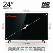 Conti CT24LE300H 24 HD Tv thumbnail 3