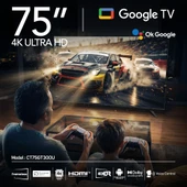 Conti CT75GT300U 75 4K UHD Frameless Google Tv thumbnail 6