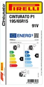 PİRELLİ 195/65R15 91V CINTURATO P1 thumbnail 2
