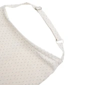 Miniboni Müslin Emzirme Örtüsü - White / Grey thumbnail 2