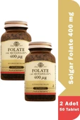 Solgar Folate 400 Mg 50 Tablet 2 Adet thumbnail 2
