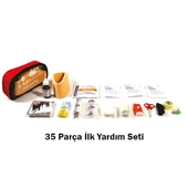 35 Parça Bez Çantalı İlk Yardım Kiti thumbnail 4