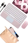 Bluetooth Touchpad Klavye İnce Taşınabilir Q Klavye thumbnail 4