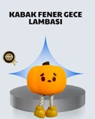 Pumpkin Led Gece Lambası Üç Kademeli Işık Ayarlı thumbnail 1