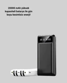 Akıllı Lcd Ekranlı 20.000Mah Pd + Usb + Type-C thumbnail 3