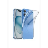 Newface Apple iPhone 16 Plus Kılıf Lüx Şeffaf Silikon thumbnail 3