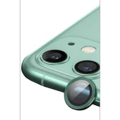Newface Apple iPhone 12 Mini Raze Metal Kamera Lens - Yeşil thumbnail 3