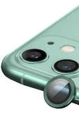 Newface Apple iPhone 12 Mini Raze Metal Kamera Lens - Yeşil thumbnail 1