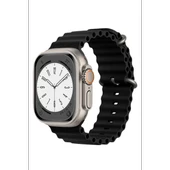 Newface Apple Watch 38mm Ocean Kordon - Siyah thumbnail 2