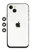 Newface Apple iPhone 14 Shine Kamera Lens - Gümüş thumbnail 1