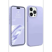 Newface Apple iPhone 15 Pro Kılıf First Silikon - Lila thumbnail 2