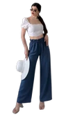 Beli Büzgülü Pantolon thumbnail 1