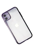 Newface Apple iPhone 12 Kılıf Element Silikon - Mor thumbnail 3