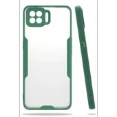 Newface Oppo A73 Kılıf Platin Silikon - Yeşil thumbnail 2