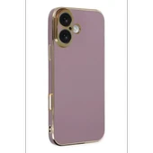 Newface Apple iPhone 16 Kılıf Volet Silikon - Mor thumbnail 3