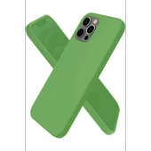 Newface Apple iPhone 12 Pro Kılıf First Silikon - Yeşil thumbnail 3