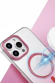 Newface Apple iPhone 16 Pro Max Glossy Magsafe Kapak - Mavi thumbnail 2