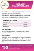 Nutraxin Beauty Hyaluronik Acid 30 Tablet thumbnail 6