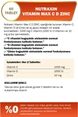Vitamin Max C-D-Zinc 60 Tablet thumbnail 2
