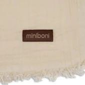 Miniboni Müslin Battaniye - Ekru thumbnail 5