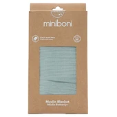 Miniboni Müslin Battaniye - Mint thumbnail 3