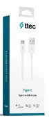 Ttec Type-C USB 2.0 1.2 m 2DK12B Beyaz Şarj Kablosu thumbnail 1