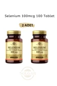 Solgar Selenium 100 mcg Selenyum 100 Tablet (2ADET) thumbnail 1