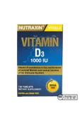 Nutraxin D3 Vitamini (1.000 IU)-120 Adet Tablet thumbnail 3
