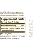 Solgar Vitamin D3 1000 Iu 100 Tablet thumbnail 2