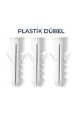 Plastik Dübel 6'lık (1000 Adet) thumbnail 2