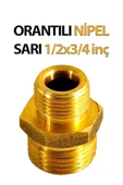 Sarı Orantılı Nipel 1/2 X 3/4 İnç thumbnail 2