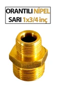 Sarı Orantılı Nipel 1 X 3/4 İnç thumbnail 2