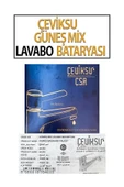 Güneş Mix Model Lavabo Bataryası thumbnail 4