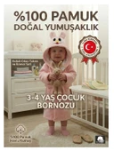 Çocuk Bornozu-3-4 Yaş İçin thumbnail 1