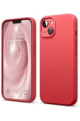 Newface Apple iPhone 14 Kılıf First Silikon - Kırmızı thumbnail 1