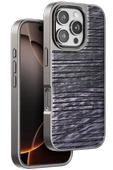 Venco Apple iPhone 16 Pro Max Wave Kapak - Derin Mor thumbnail 1