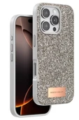 Onegif Apple iPhone 16 Pro Max Bright Simli Kapak - Gold thumbnail 1