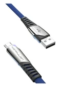 Konfulon DC16 Micro USB Kablo 1M 2.4A - Mavi thumbnail 1
