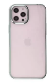 Newface Apple iPhone 12 Pro Max Kılıf Element Silikon - Yeşil thumbnail 1