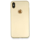 Newface Apple iPhone XS Max Kılıf First Silikon - Gold thumbnail 3