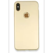 Newface Apple iPhone XS Max Kılıf First Silikon - Gold thumbnail 2