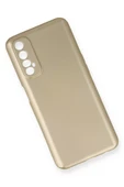 Newface Realme 7 Kılıf First Silikon - Gold thumbnail 3