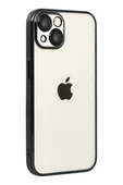 Newface Apple iPhone 15 Razer Lensli Silikon - Siyah thumbnail 1