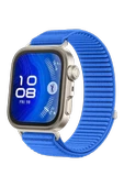 Newface Huawei Fit 4 Braid Kordon - Mavi thumbnail 1