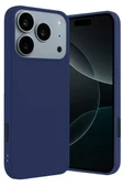Newface Apple iPhone 17 Pro First Silikon - Lacivert thumbnail 1
